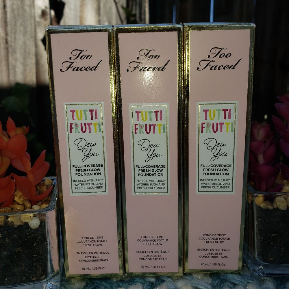 TOO FACED Tutti Frutti Dew You Foundation NIB! - Picture 13 of 13